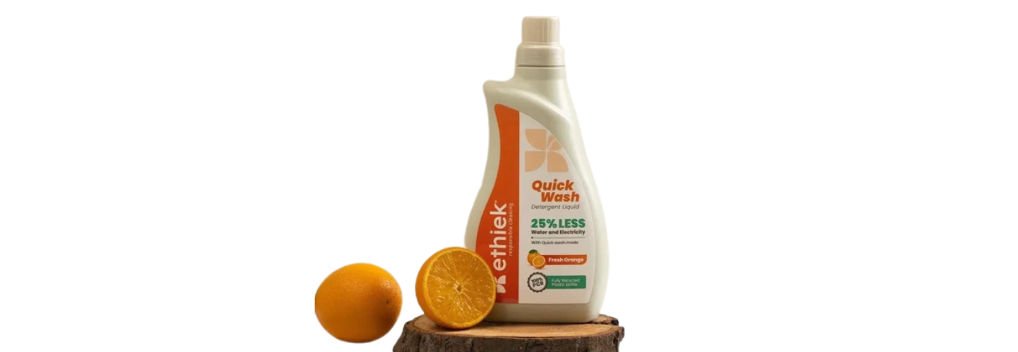 Ethiek's Quick Wash Laundry Detergent: A Residue-Free Advantage