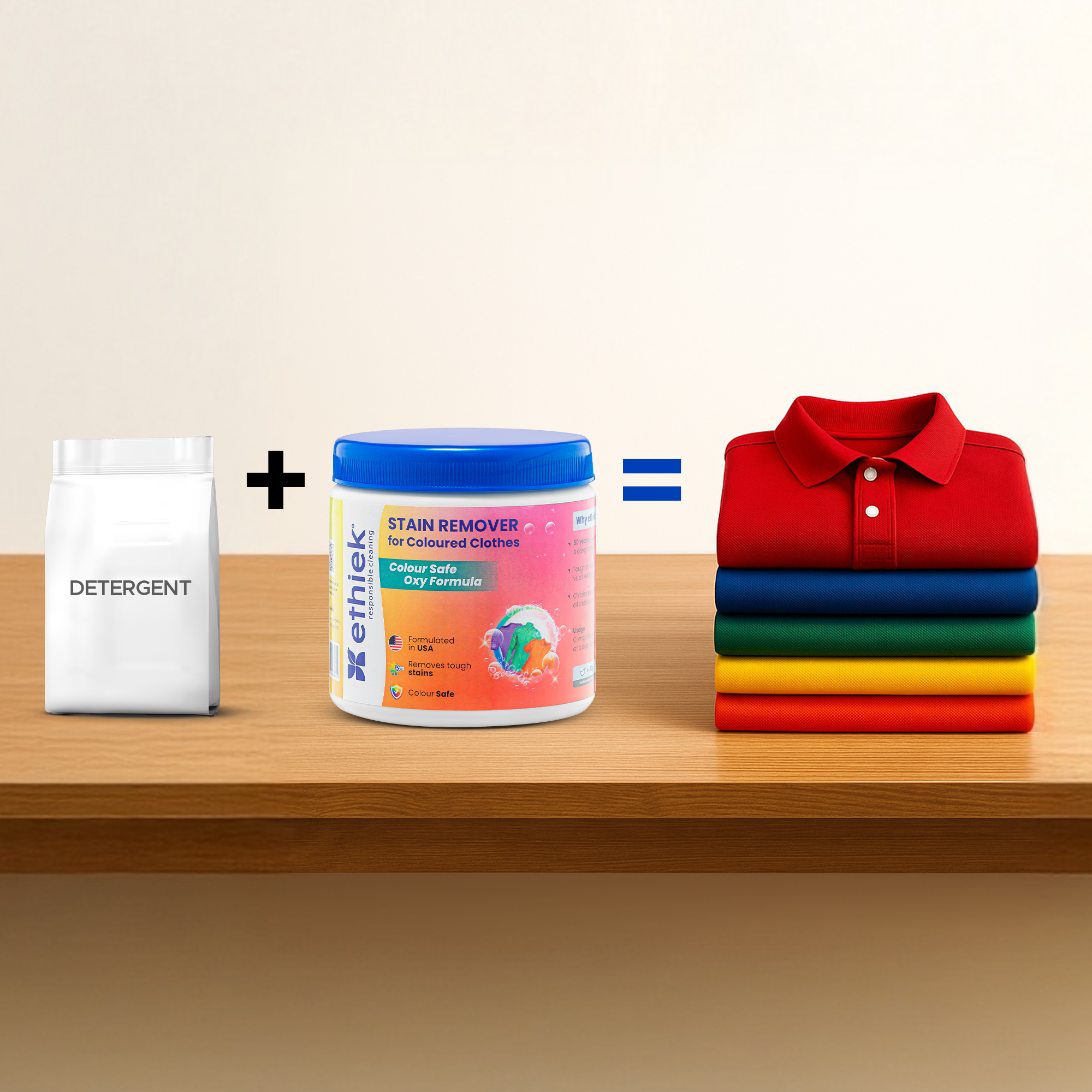 Fabric Stain Remover for Coloured Clothes