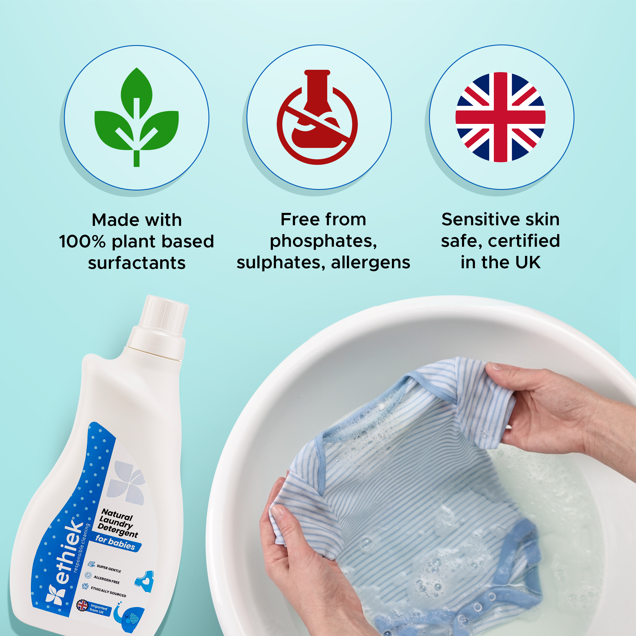 Natural Baby Liquid Detergent