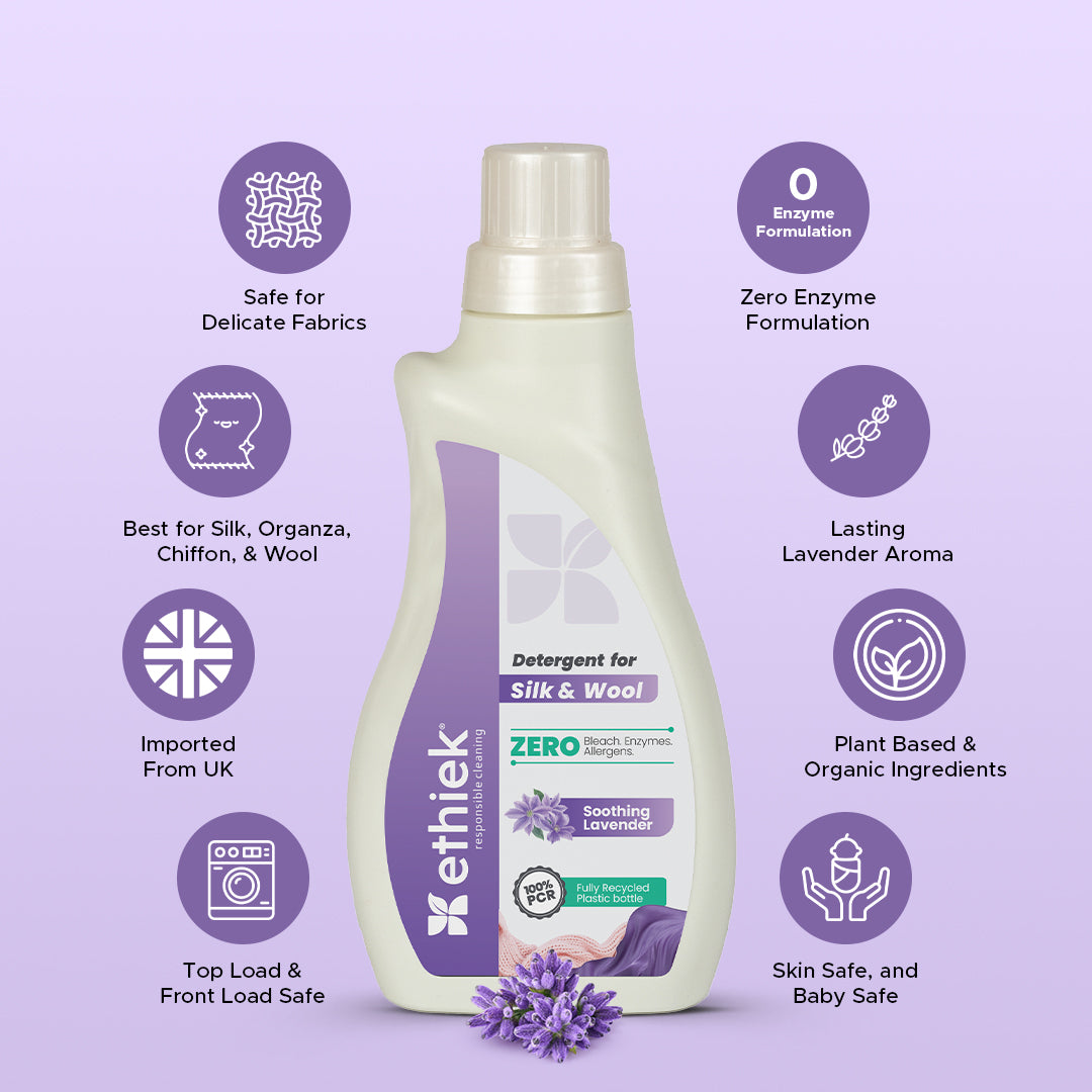 Silk & Wool Liquid with Concentrated Detergent Powder