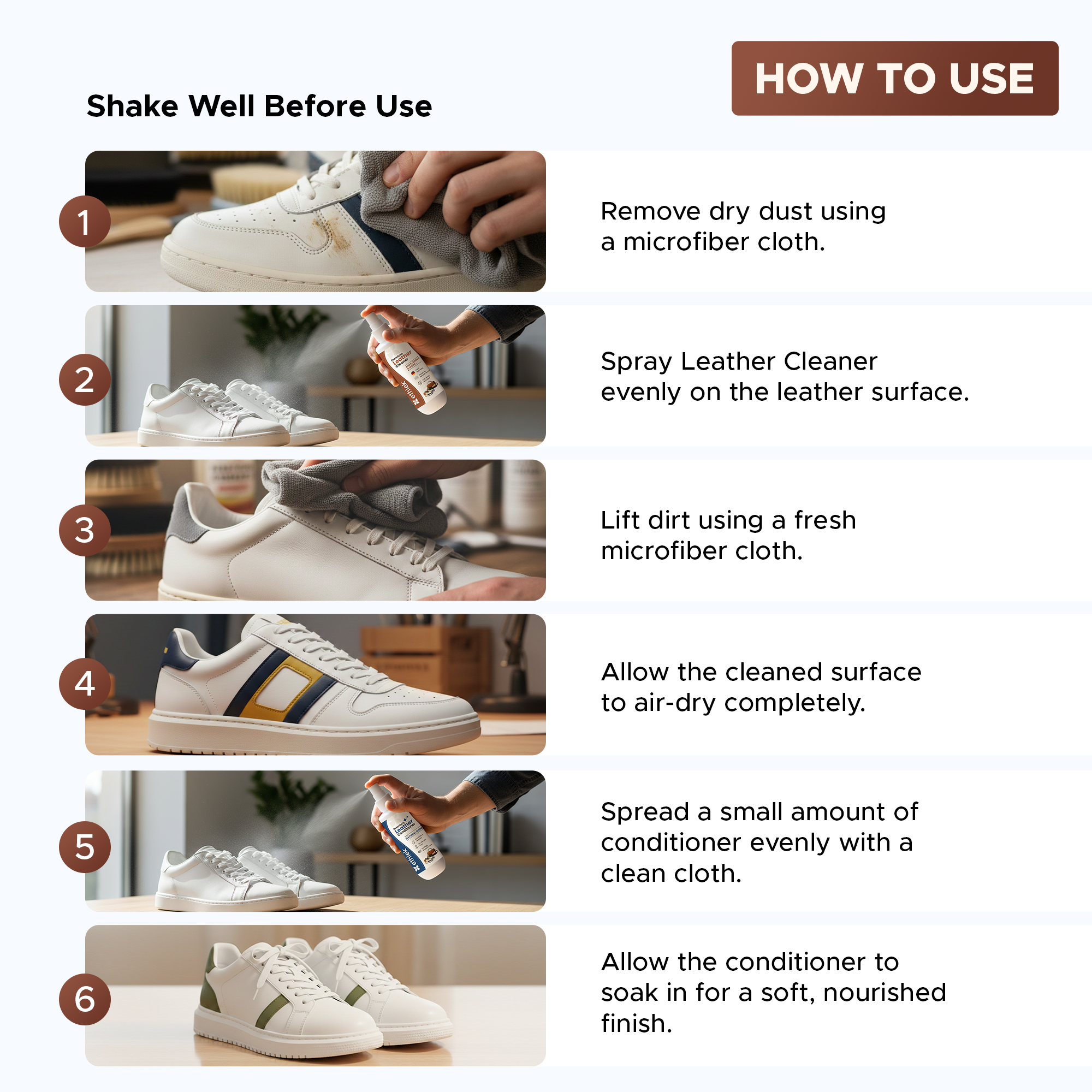 Premium Leather Kit - Cleaner + Conditioner