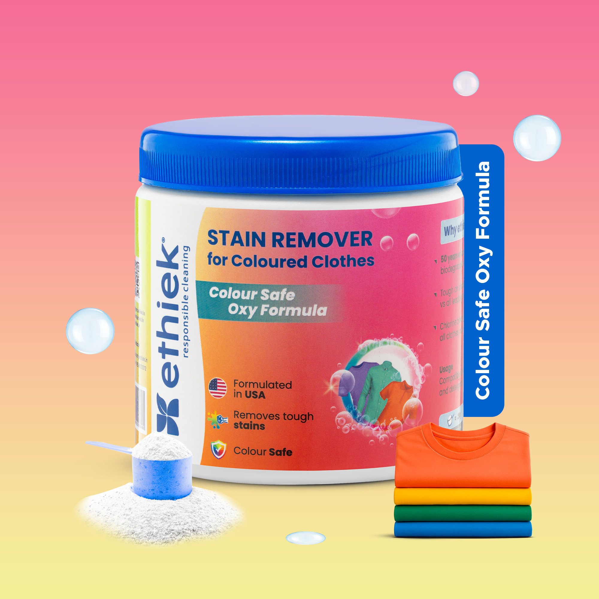Fabric Stain Remover for Coloured Clothes