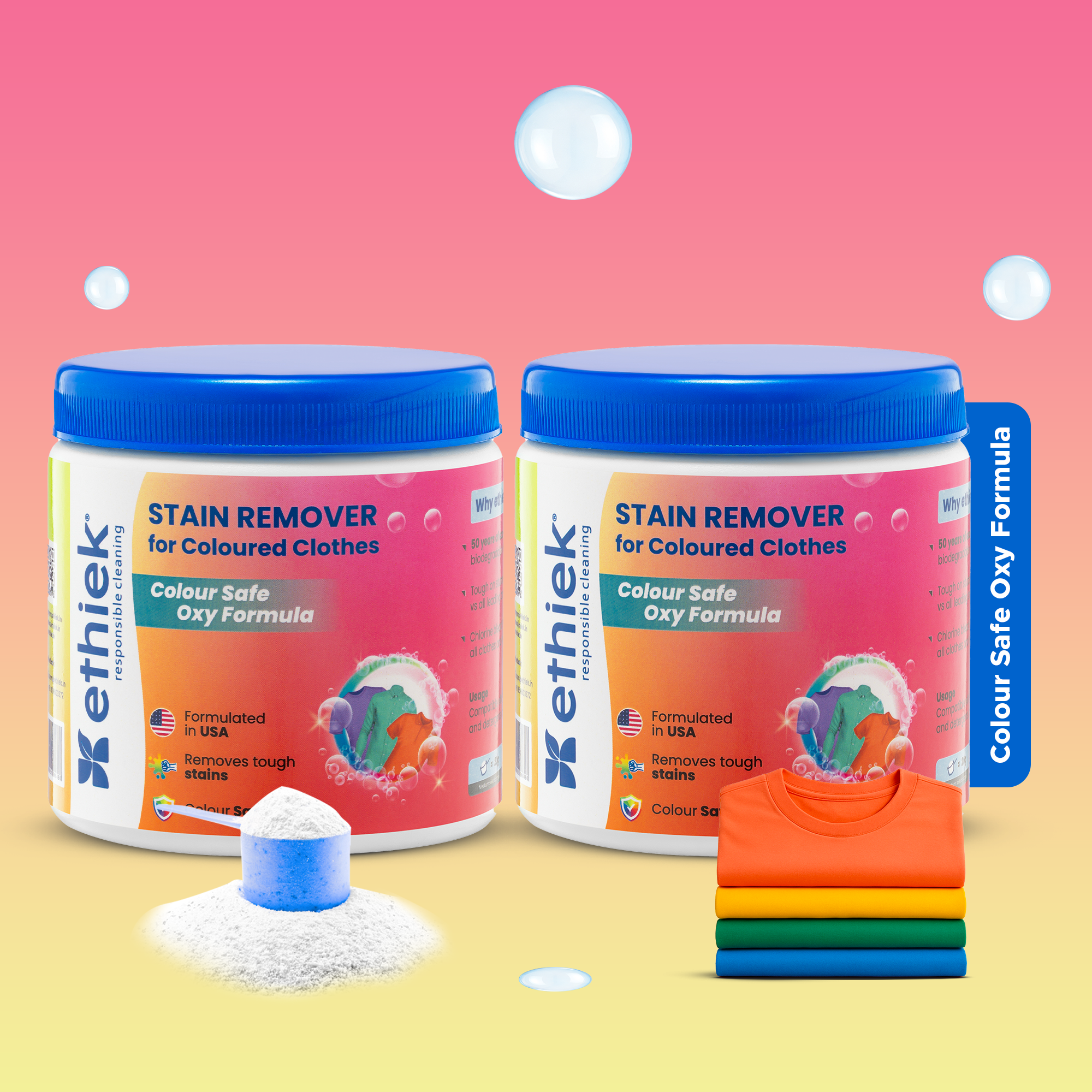 Fabric Stain Remover for Coloured Clothes