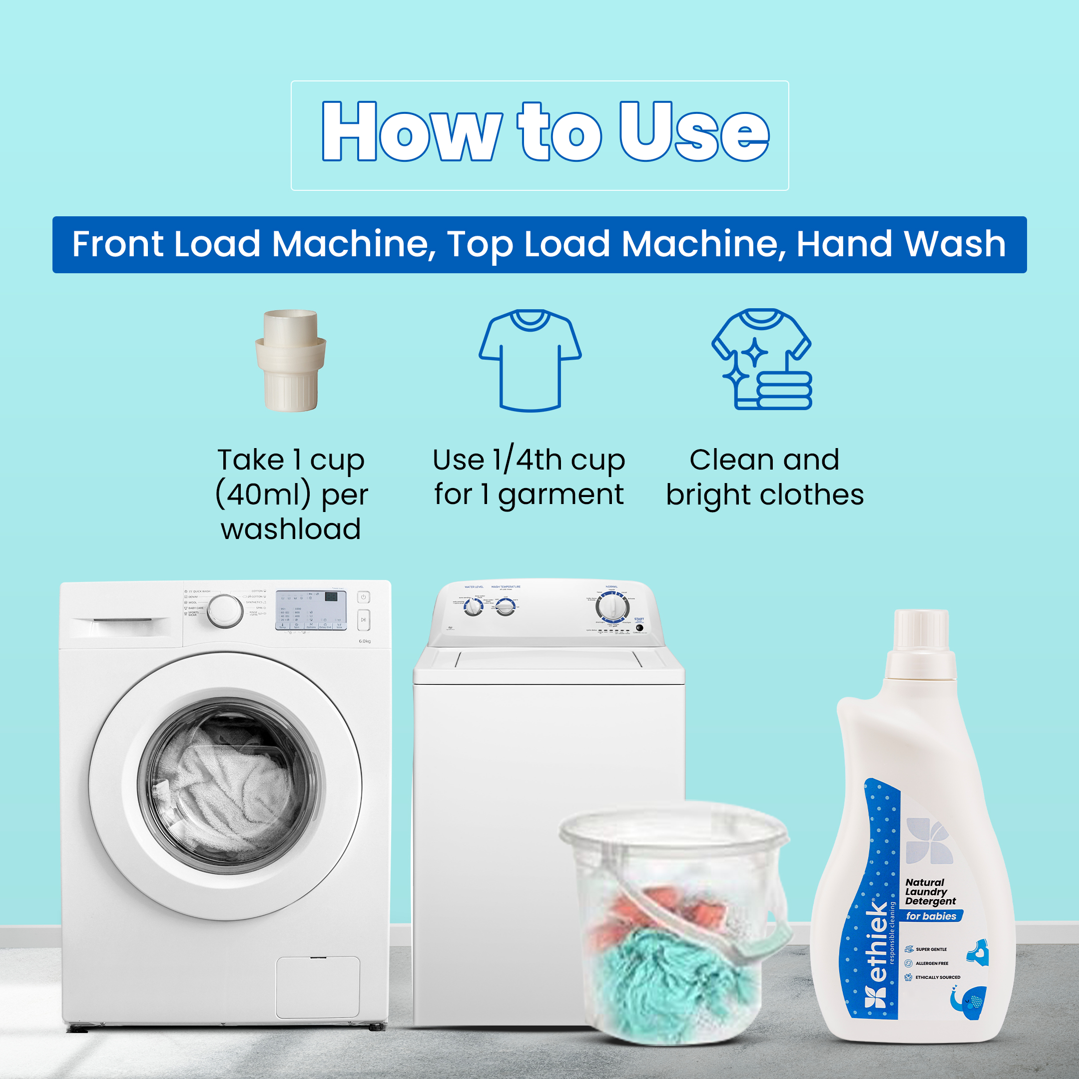 Natural Baby Liquid Detergent