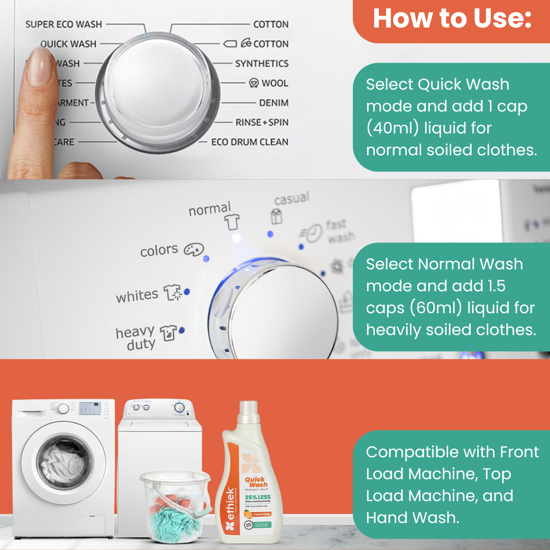 Quick Rinse Liquid Detergent Quick Wash Detergent Liquid | Ethiek