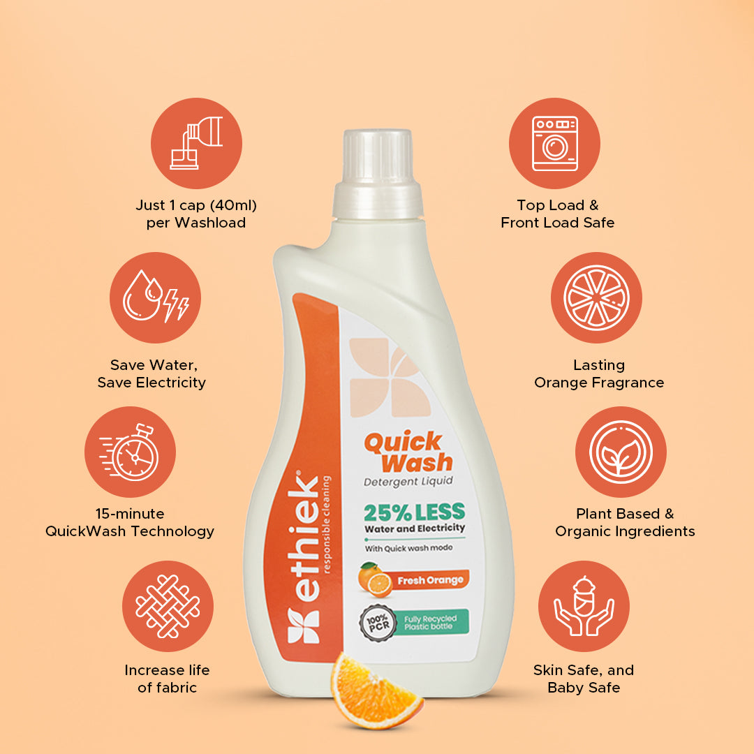 Quick Rinse Liquid Detergent Quick Wash Detergent Liquid | Ethiek