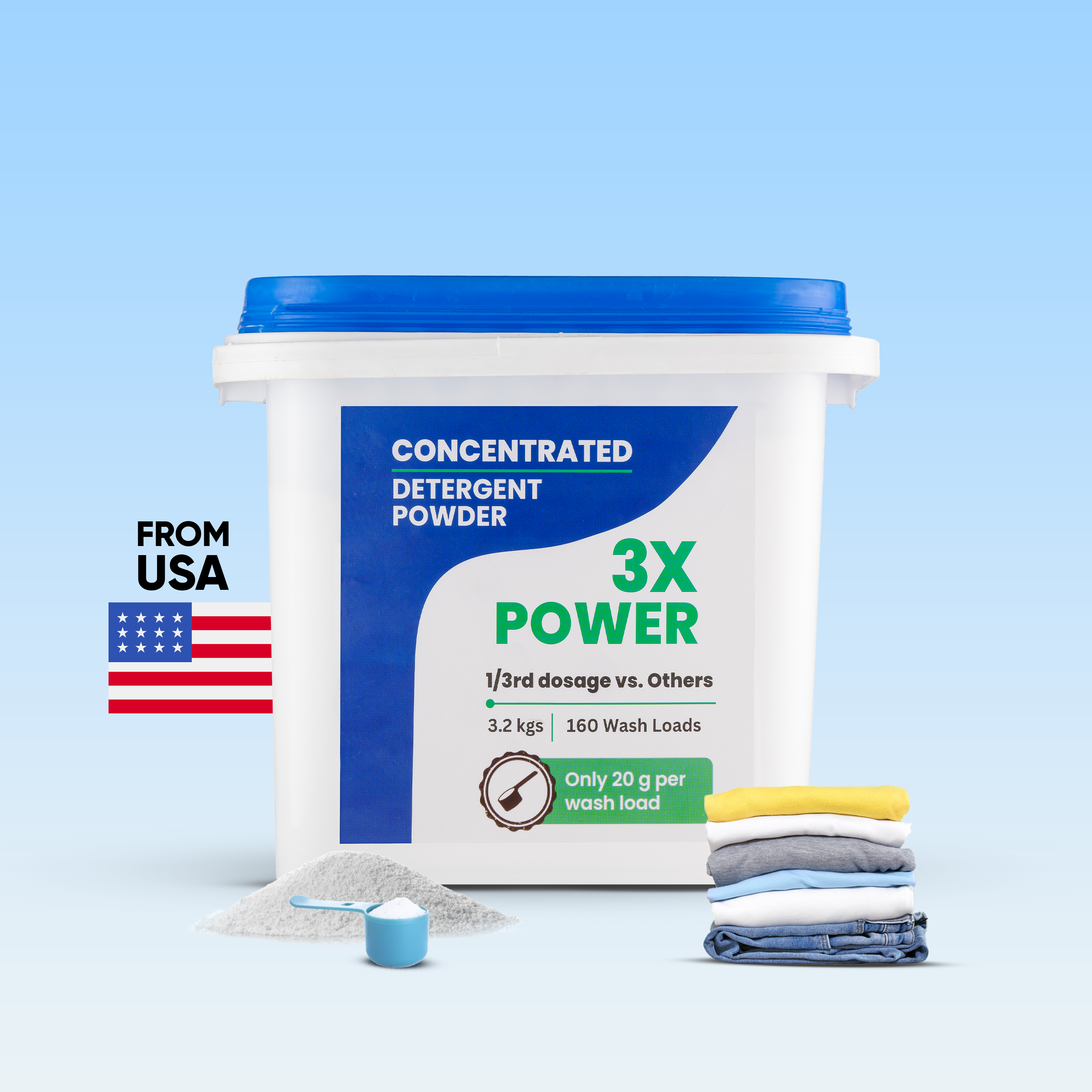 Concentrated Detergent Powder