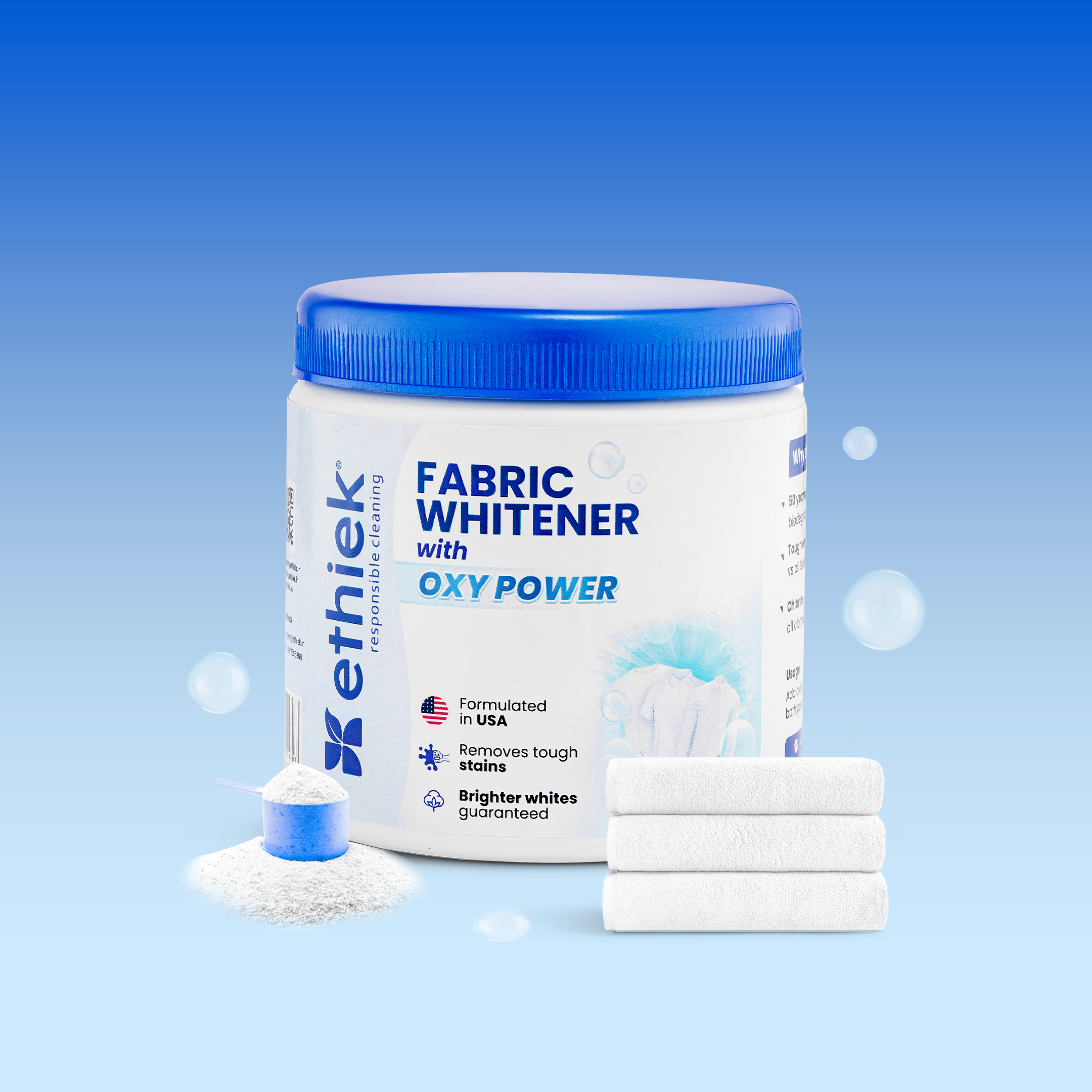 Fabric Whitener / Add-on Detergent Powder