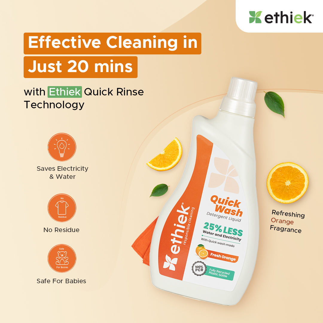 Quick Rinse Liquid Detergent Quick Wash Detergent Liquid | Ethiek