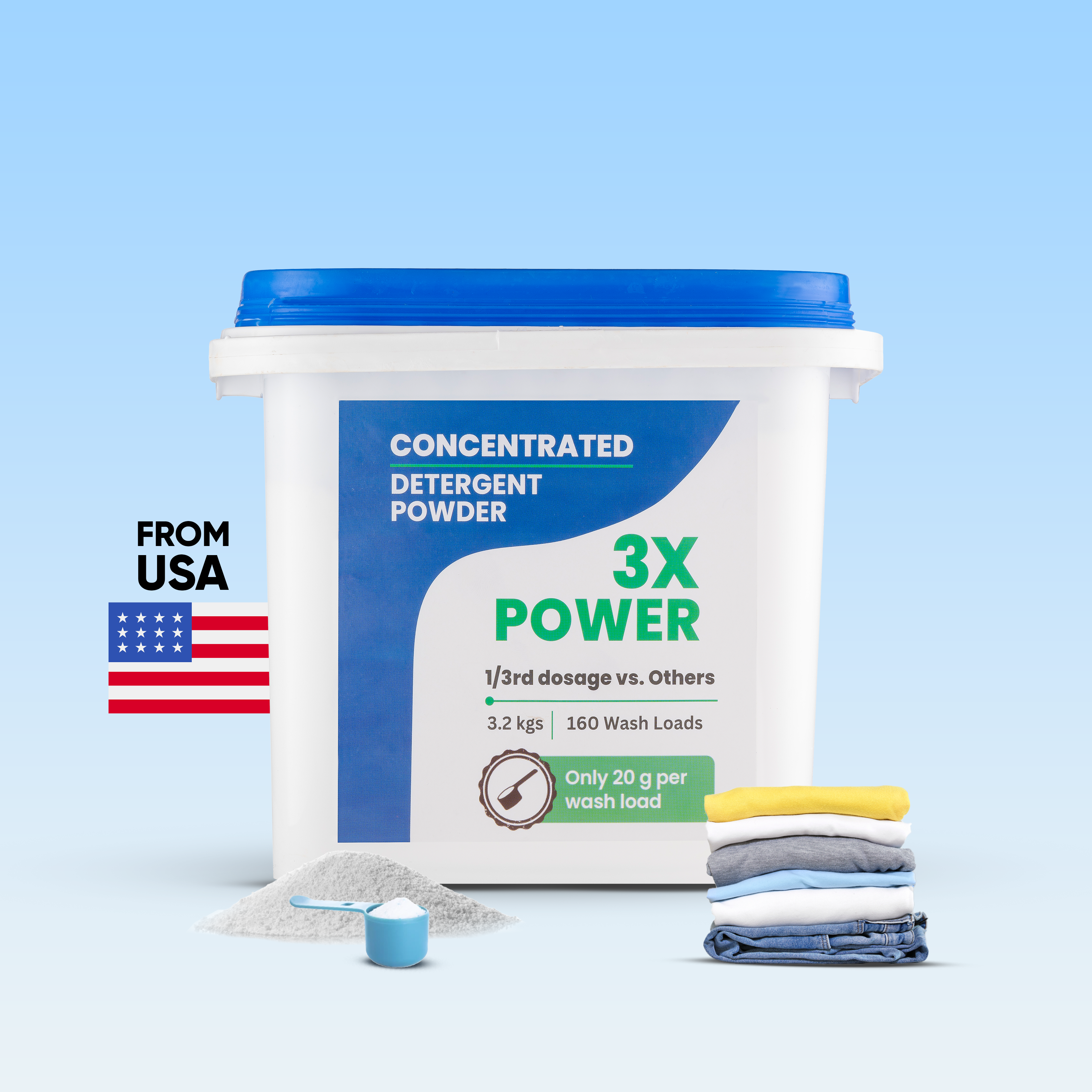 Concentrated Detergent Powder